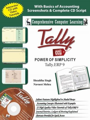 cover image of Tally ERP 9 (Power of Simplicity)